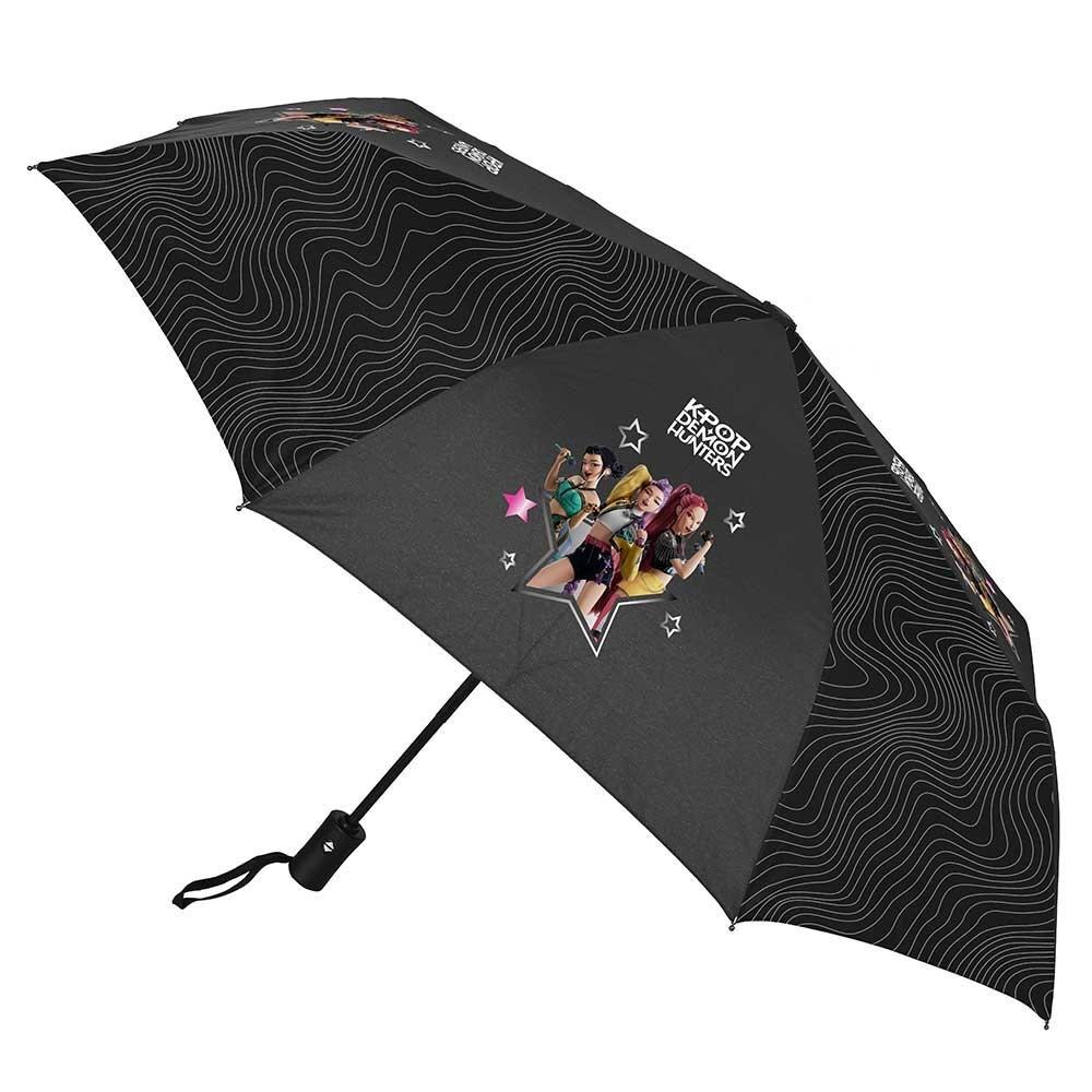 PARAGUAS PLEGABLE AUTOMATICO 58 CM K-POP Demon Hunters - ENERGY 342668139 SAFTA