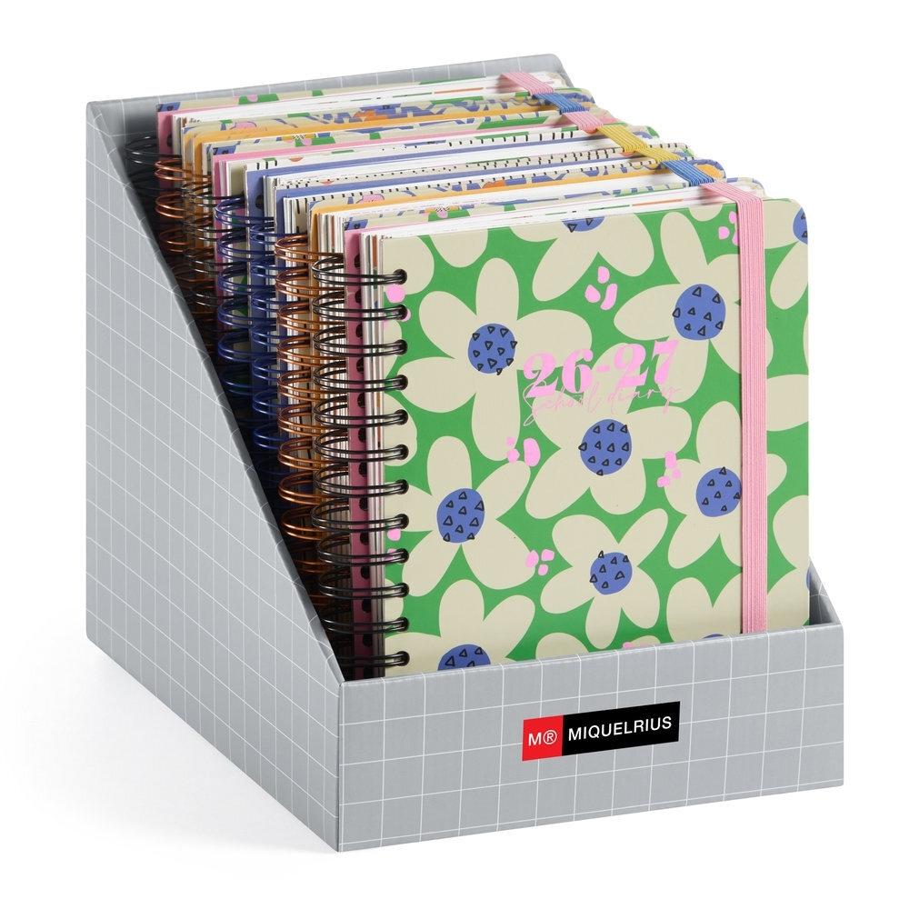 Expositor agendas escolares Miquelrius 2026-2027 MR21105 Sandra Hutter 8 unidades