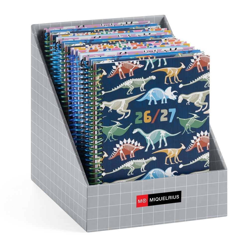 Expositor agendas escolares Miquelrius 2026-2027 MR21067 Junior 16 unidades