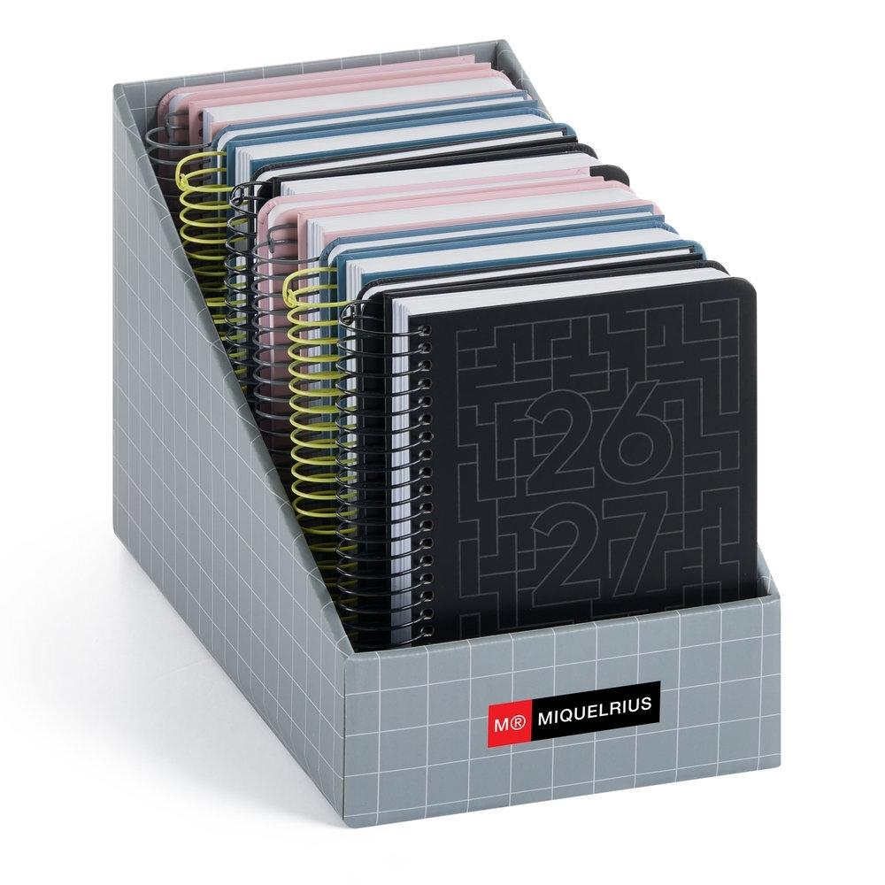 Expositor agendas escolares Miquelrius 2026-2027 MR21000 Lab 11 unidades