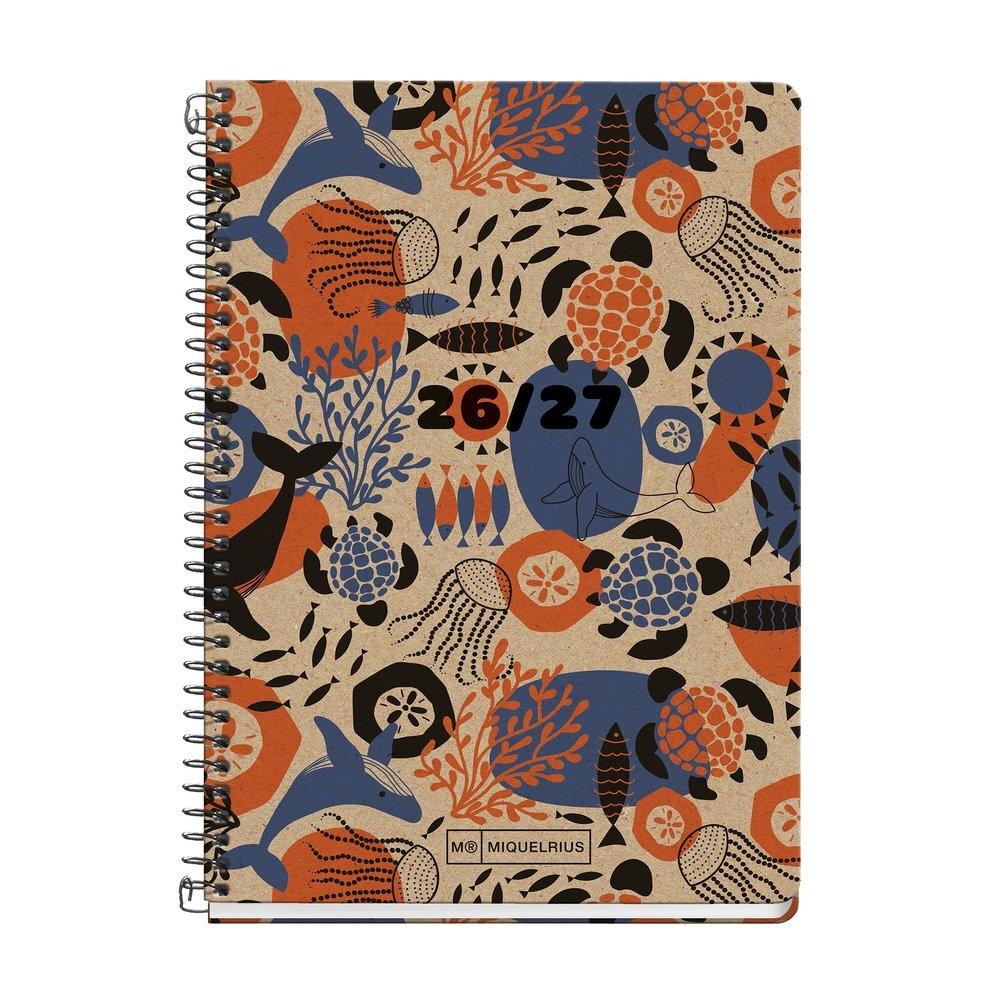 Agenda Miquelrius Escolar 2026-2027 117x174 Semana Vista Activa Recycled Eco Ocean MR21276