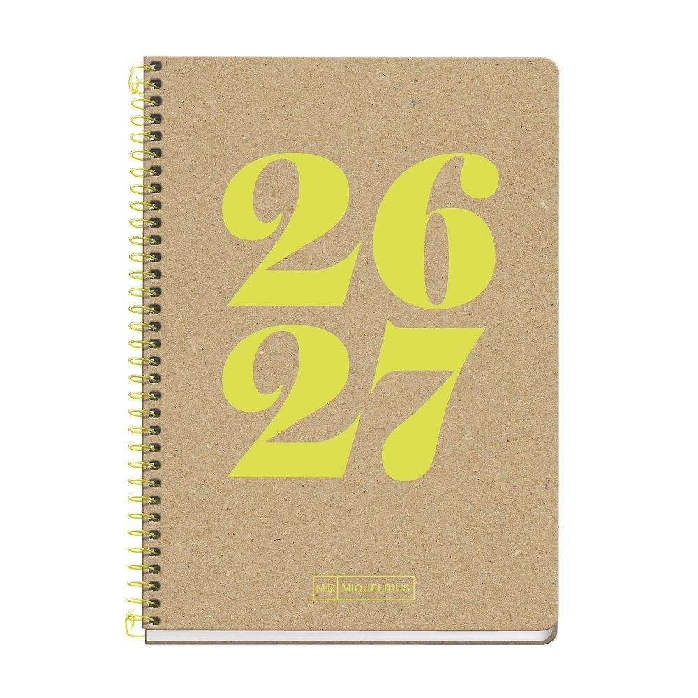 Agenda Miquelrius Escolar 2026-2027 117x174 Semana Vista Activa Recycled Eco Year MR21273