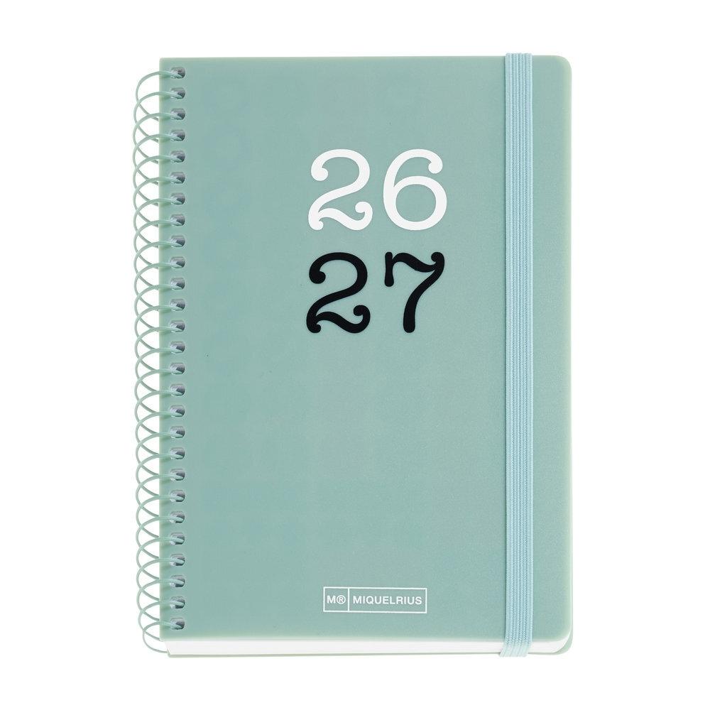 Agenda Miquelrius Escolar 2026-2027 117x174 Semana Vista Activa College Verde MR21181