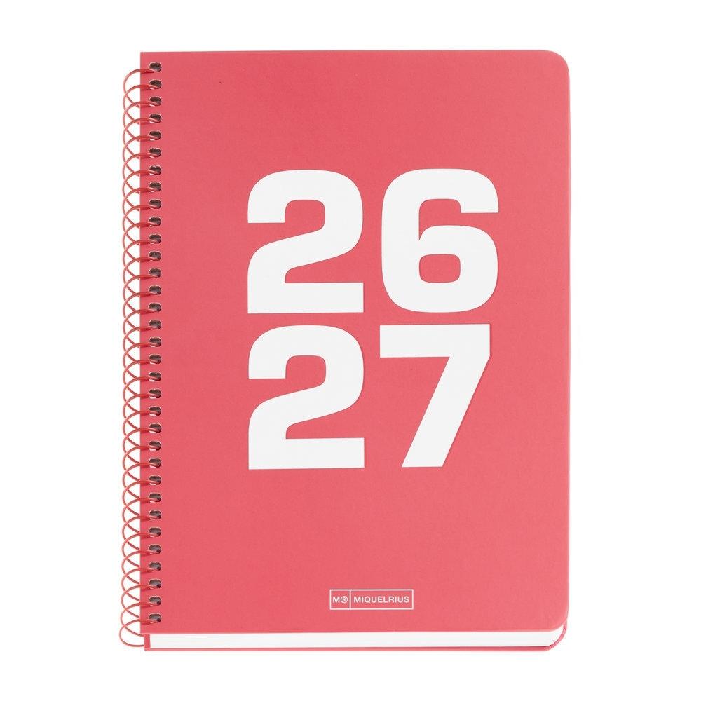 Agenda Miquelrius Escolar 2026-2027 150x213 Dia Pagina Plus Basic Coral MR21044