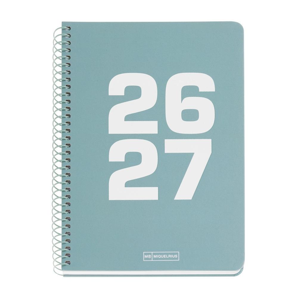 Agenda Miquelrius Escolar 2026-2027 150x213 Dia Pagina Plus Basic Verde MR21041