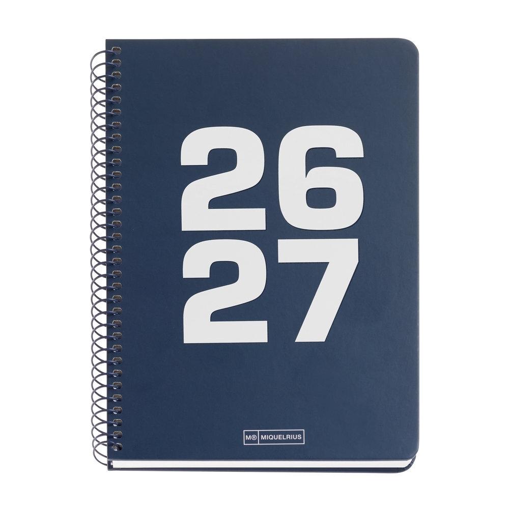 Agenda Miquelrius Escolar 2026-2027 150x213 Dia Pagina Plus Basic Azul MR21038