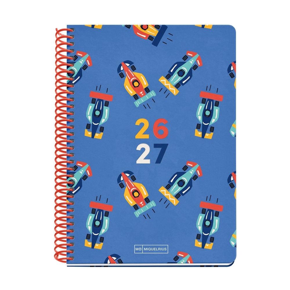 Agenda Miquelrius Escolar 2026-2027 150x213 Semana Vista Plus Junior Cars MR21033