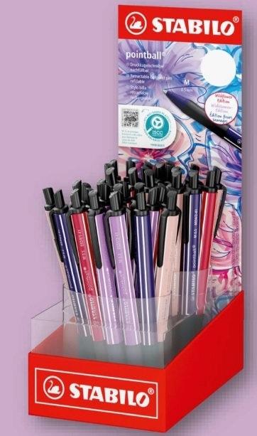 Expositor Stabilo 6034/38-1 Rotulador Pointball NatureColors Wildflowers 38 unidades