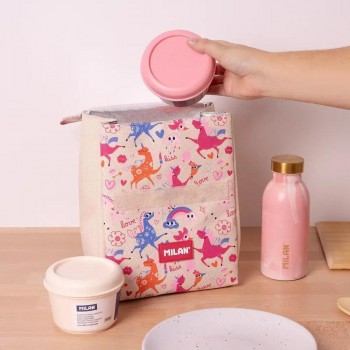 Bolsa isotérmica porta alimentos (3,5 L), Serie Flowicorn 641030FLC Milan