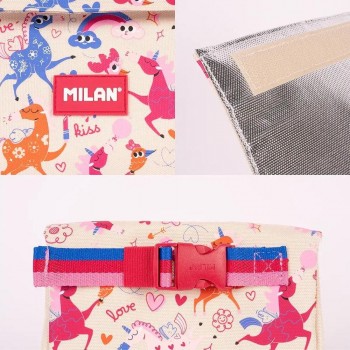 Bolsa isotérmica porta alimentos (3,5 L), Serie Flowicorn 641030FLC Milan