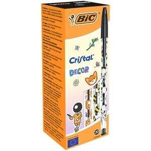 Boligrafo Bic Cristal Decors Kawaii Negro 302973