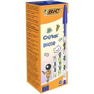 Boligrafo Bic Cristal Decors Kawaii Azul 303117