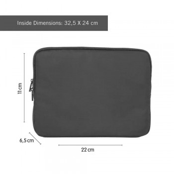 Funda para portátil 13  34,5cm Shadow Negro 085152DW Milan