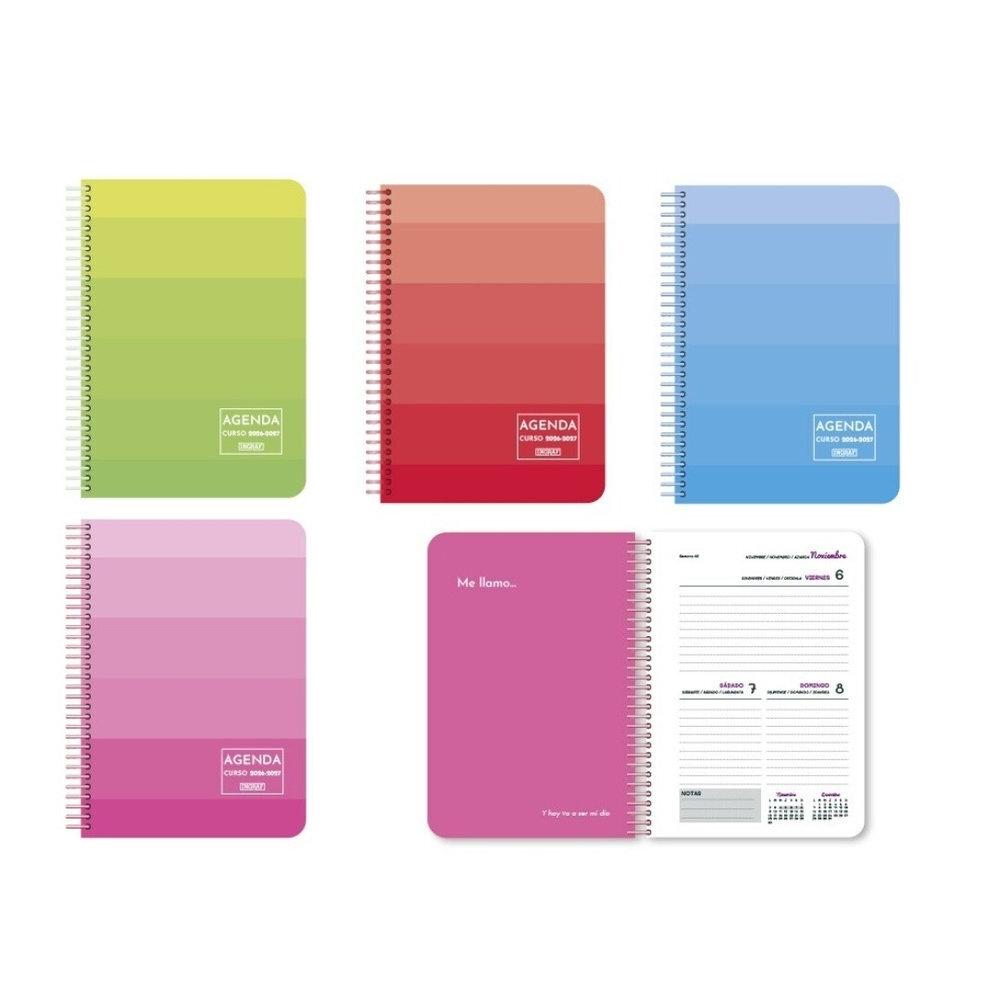 Agenda escolar 2026-2027 Ingraf 333977 Colors 4º tapa carton 2 dias pagina (No devolución)