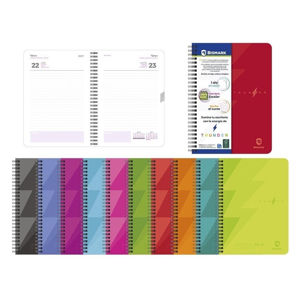 Agenda escolar 2026-2027 Ingraf 333975 Thunder 4º tapa plastico dia pagina (No devolución)