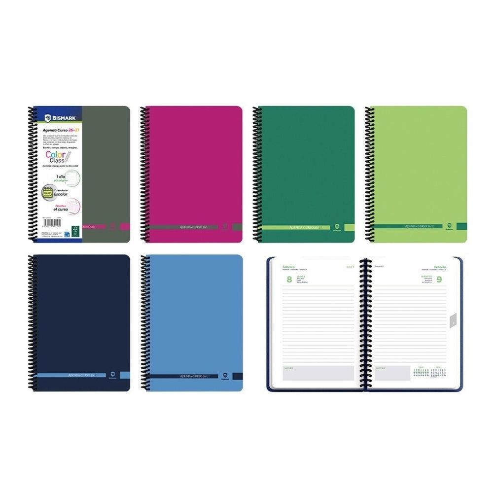 Agenda escolar 2026-2027 Ingraf 334157 Colorclass 4º tapa carton dia pagina (No devolución)