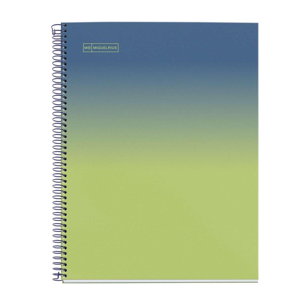 Block MiquelRius A4 80 hojas 5x5 90 gramos Gradient Azul y Limon MR4446