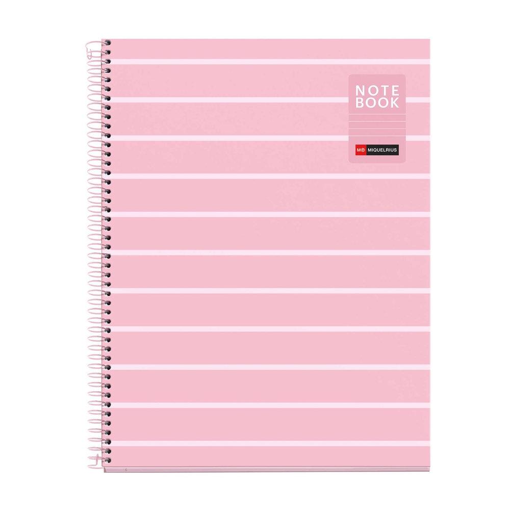 Block MiquelRius A4 80 hojas Horizontal 90 gramos Between the lines Rosa MR4520