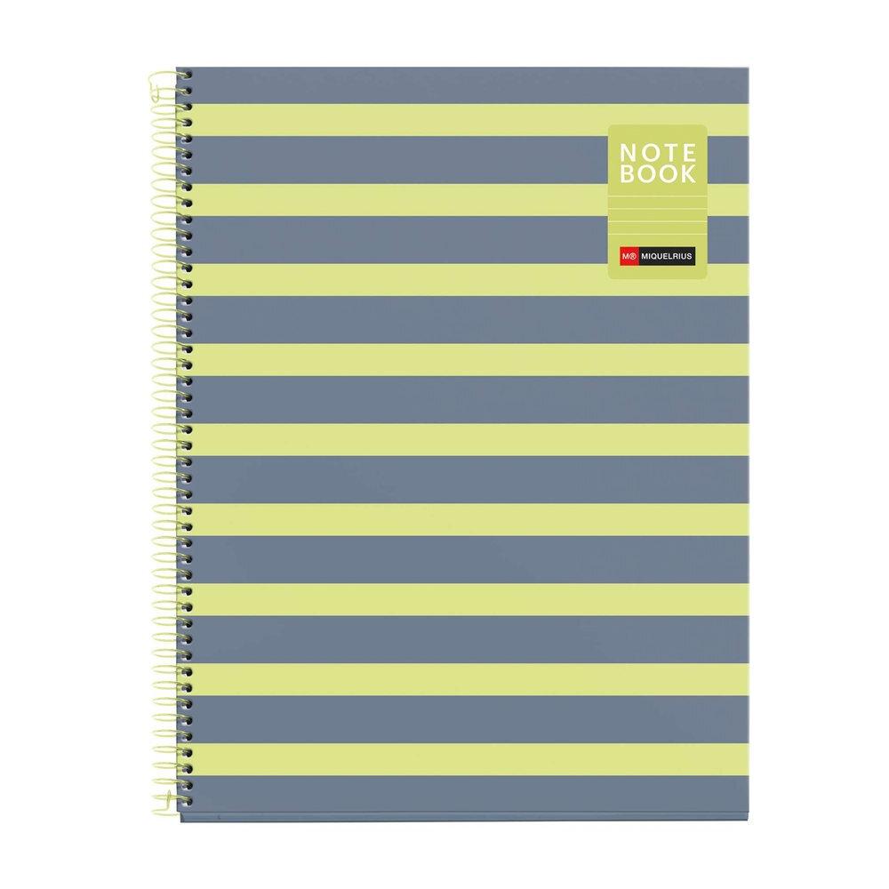 Block MiquelRius A4 80 hojas Horizontal 90 gramos Between the lines Limon MR4523