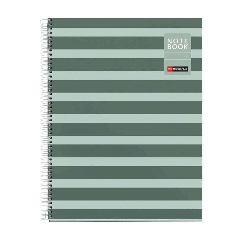 Block MiquelRius A4 80 hojas Horizontal 90 gramos Between the lines Musgo MR4525