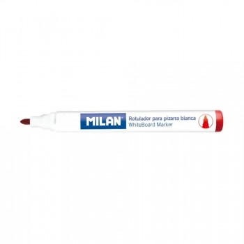 Rotulador pizarra blanca Milan C/12 rojo 16529123