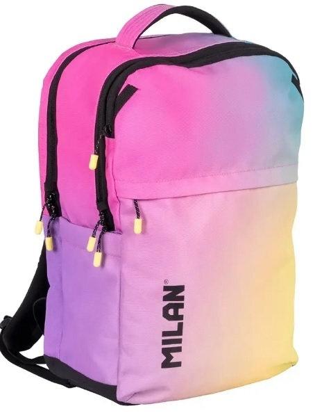 Mochila 5 cremalleras 45cm Sunset negro 624607SN26K Milan