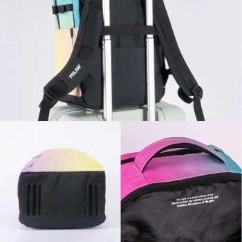 Mochila 5 cremalleras 45cm Sunset negro 624607SN26K Milan