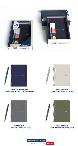 Set cuaderno Identity + Boligrafo Jazz 400212081