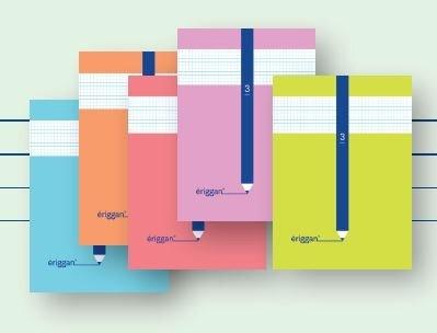 Libreta grapada Eriggan NSA43 A4 50h cuadrovia 3mm