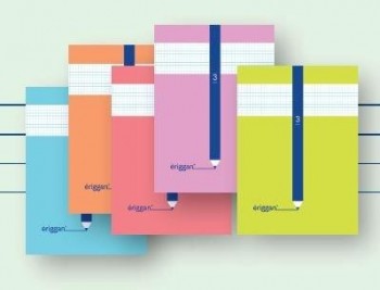 Libreta grapada Eriggan NSA43 A4 50h cuadrovia 3mm