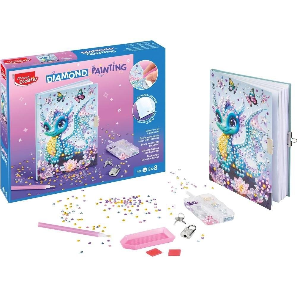 Maped Creativ- Pintar con diamantes - Diario 906909