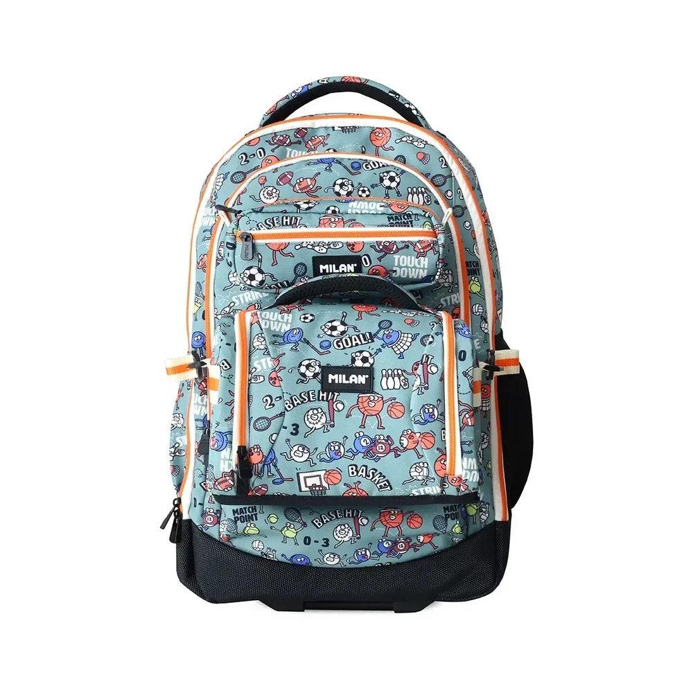 Kit Trolley, bolsa isotérmica y estuche 2 cremalleras, Sports 62205SPD Milan