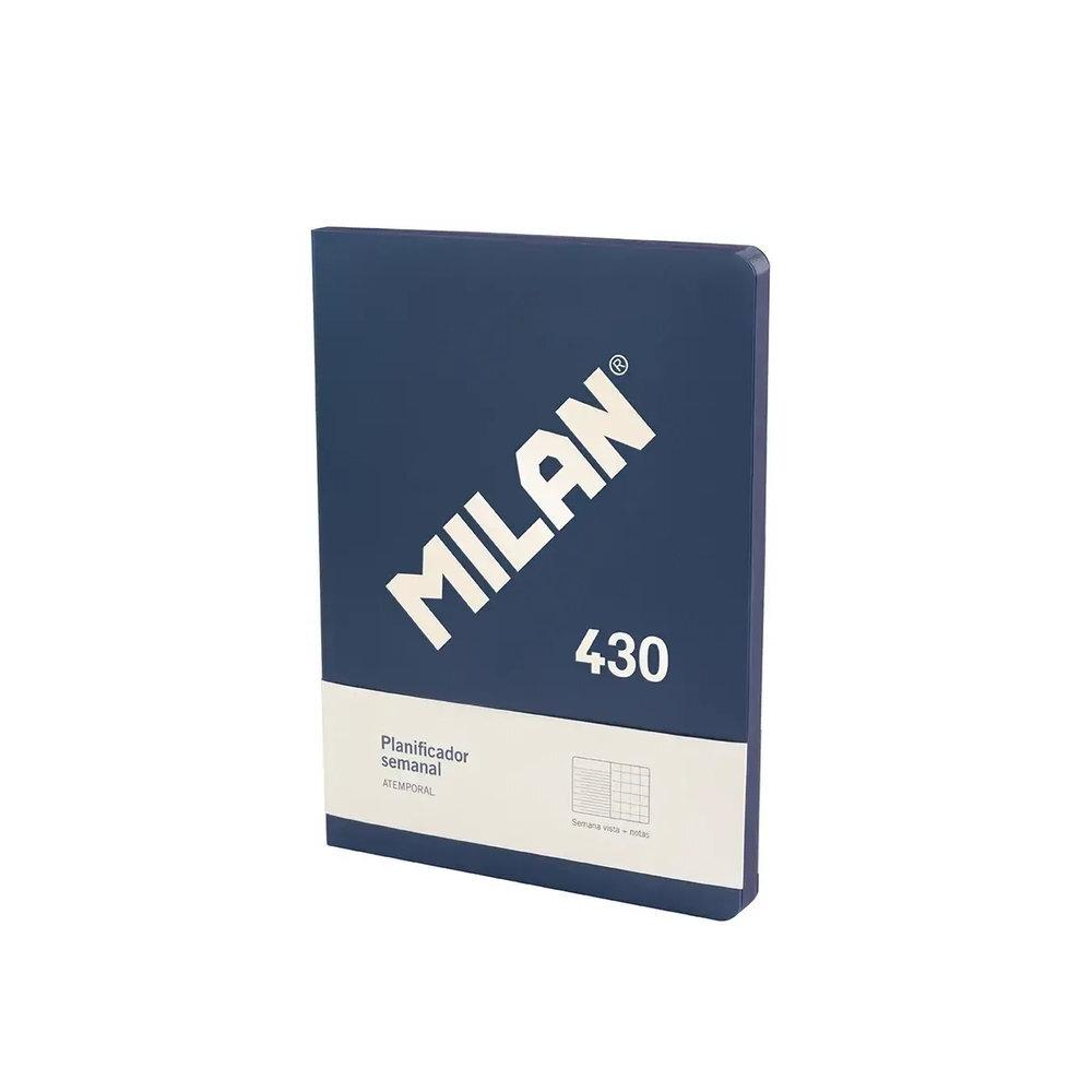 Block planificador Milan semanal 22x17 430 Azul 579C1SNCB