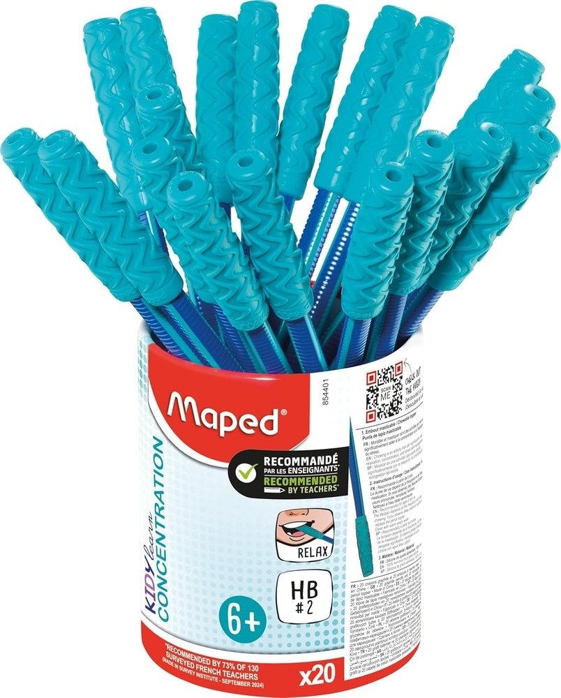 Bote Lapiz Maped Kidy Learn Concentración masticable 20uds. 854401