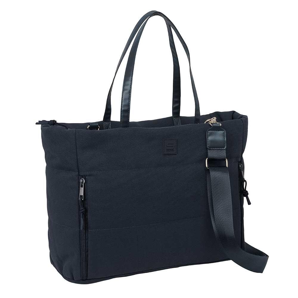 BOLSO CON BOLSILLO PARA PORTATIL 14,1'' SAFTA BASIC ""AZUL OSCURO"" 642637293