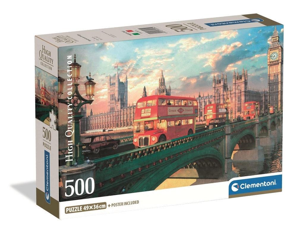 Puzzle 500 piezas Puente de Westminster 35575 Clementoni