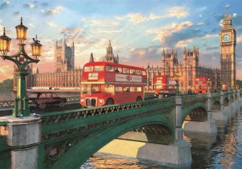 Puzzle 500 piezas Puente de Westminster 35575 Clementoni