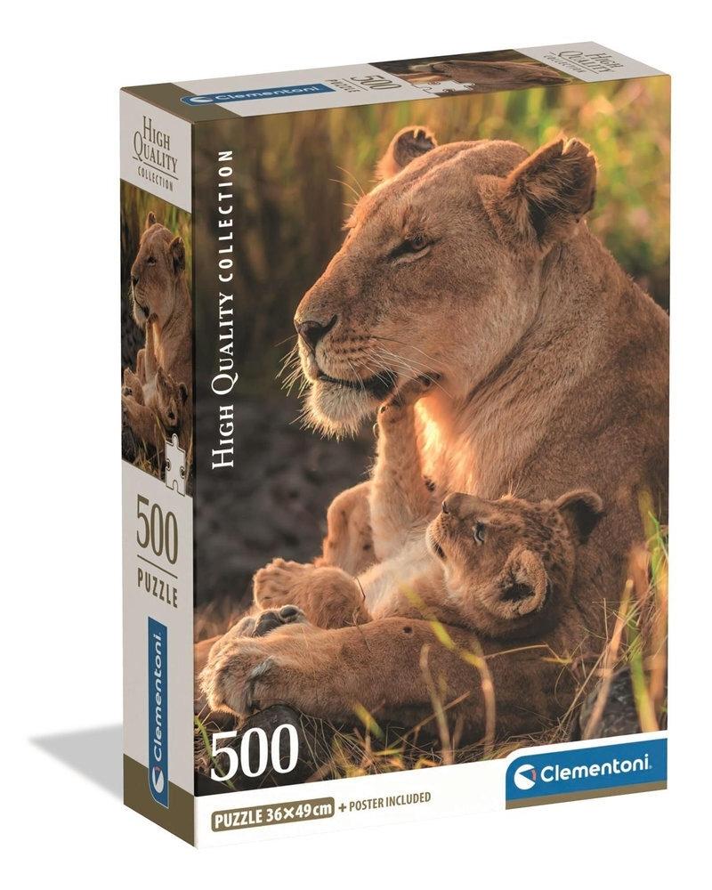Puzzle 500 piezas Amor felino 35620 Clementoni