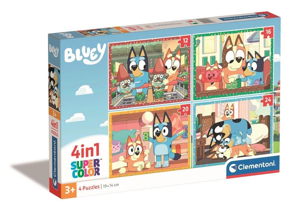 Puzzle 4 en 1 Bluey 21530 Clementoni