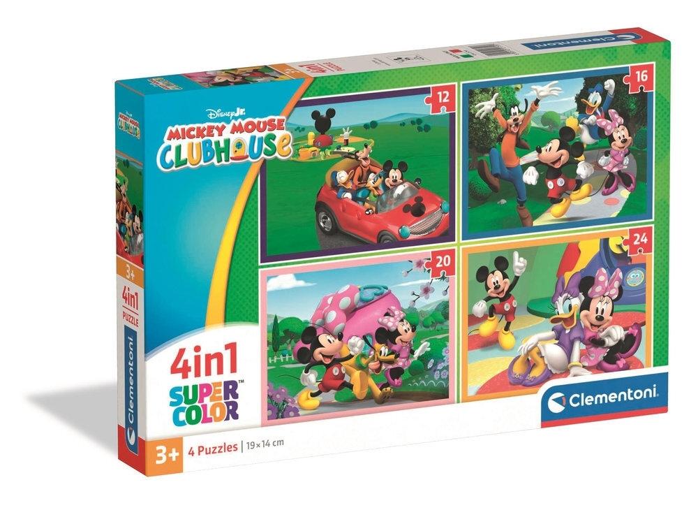 Puzzle 4 en 1 Mickey Mouse 21755 Clementoni