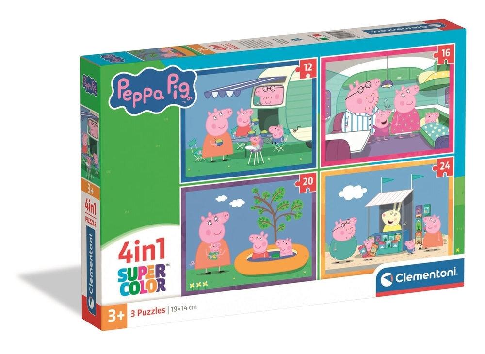 Puzzle 4 en 1 Peppa pig 21751 Clementoni