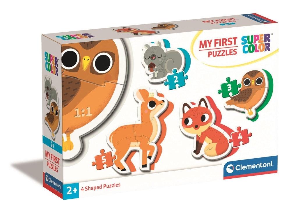 Mi primer puzzle progresivo Animales del bosque 20814 Clementoni