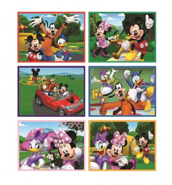 Juego de 12 cubos Mickey Mouse 41348 Clementoni