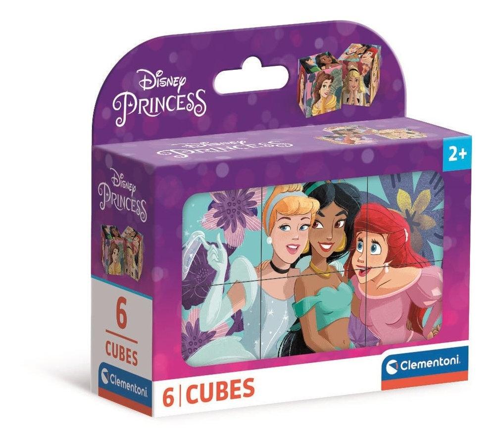 Juego de 6 cubos Princesas 40660 Clementoni