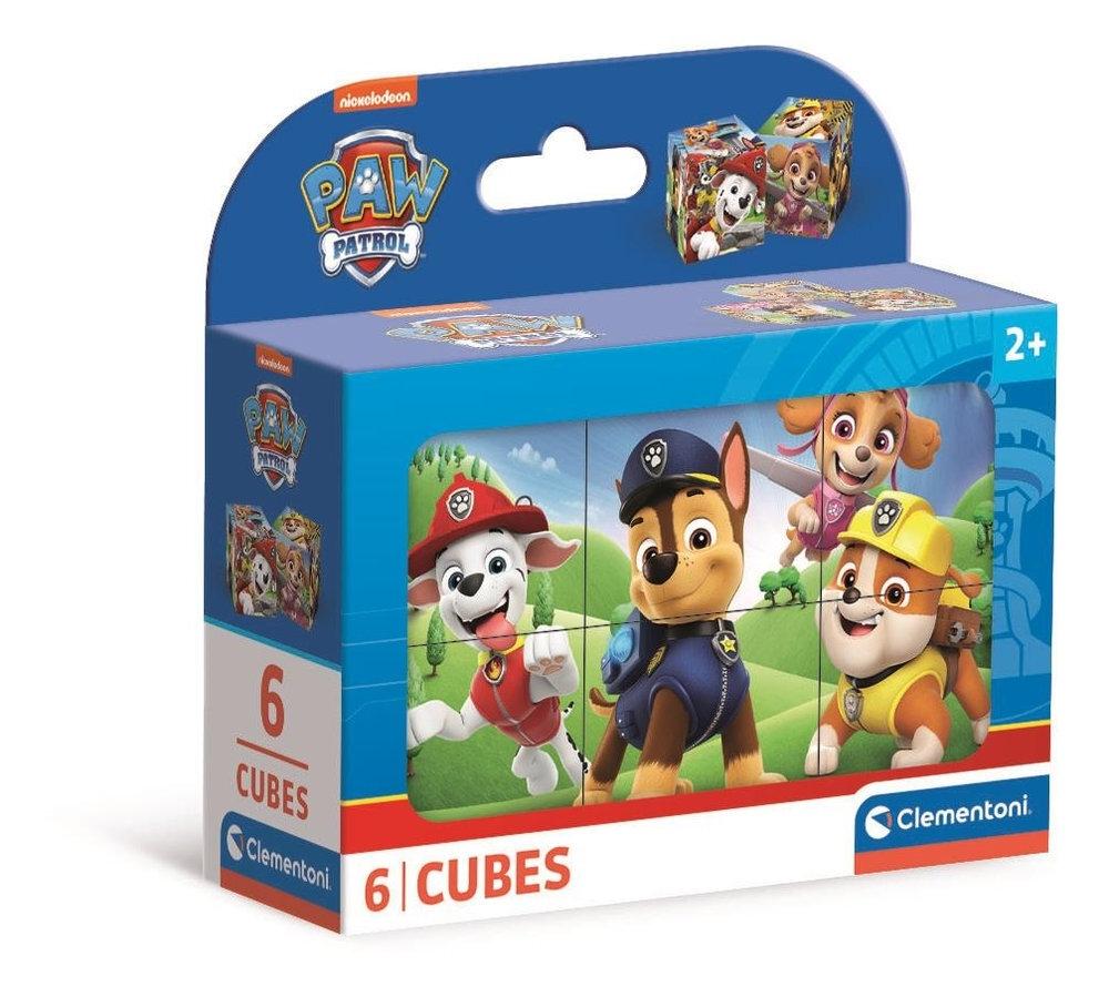 Juego de 6 cubos Paw Patrol 40658 Clementoni