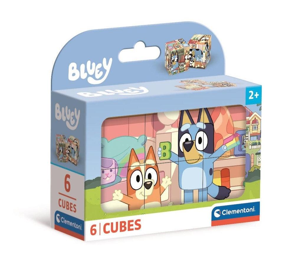 Juego de 6 cubos Bluey 40662 Clementoni