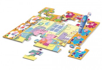 Puzzle con boligrafo interactivo Peppa Pig 16688 Clementoni