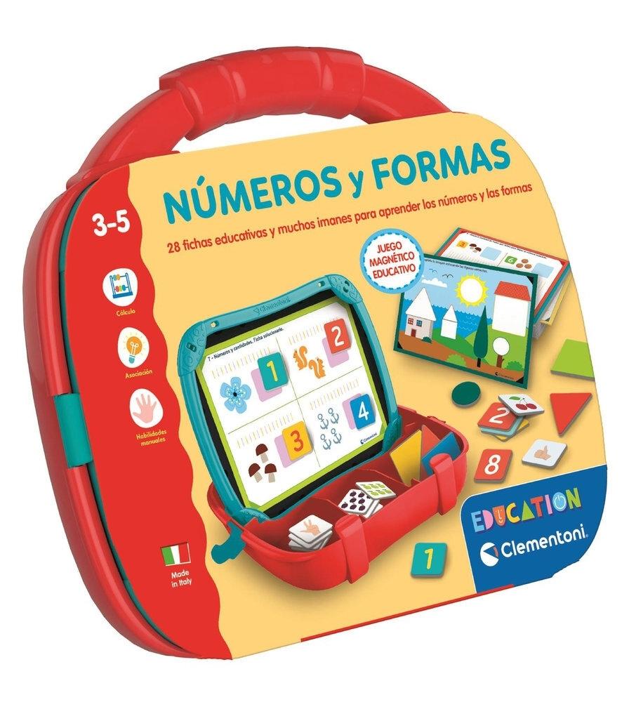 Maletín Magnético Números y Formas 55493 Clementoni