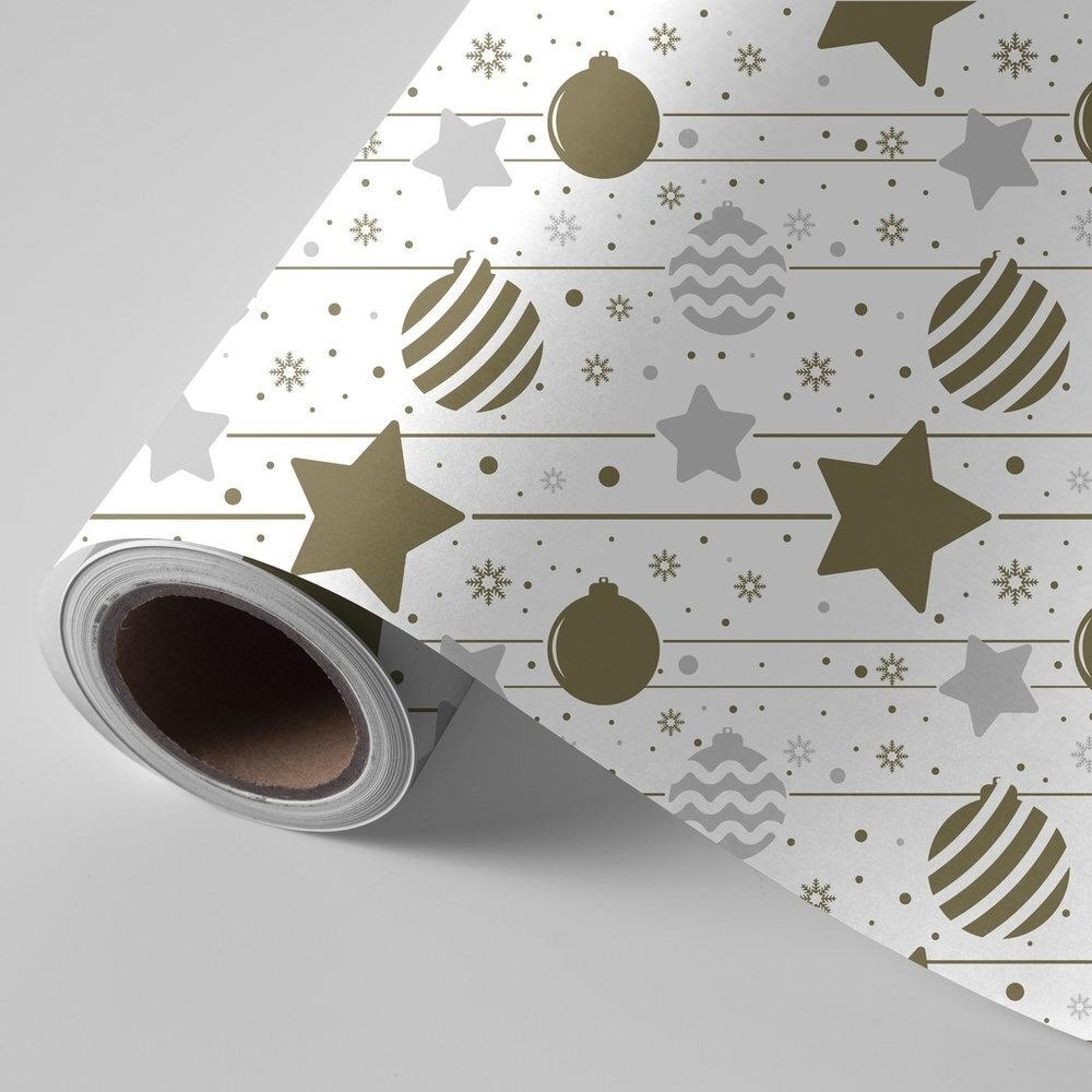 Bobina fantasia litos 62cm 3150243X Pryse 4kg Navidad Estrellas oro