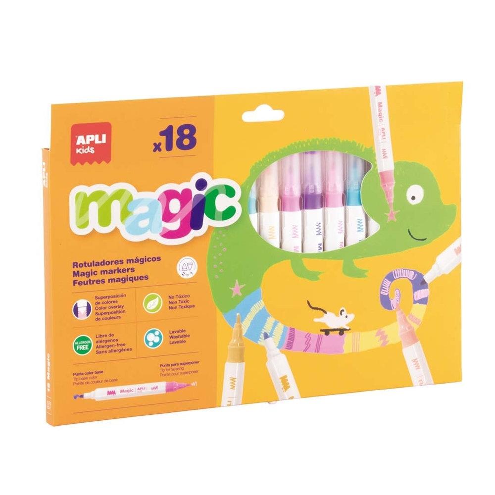 Rotulador Apli c/18 Magic 20625